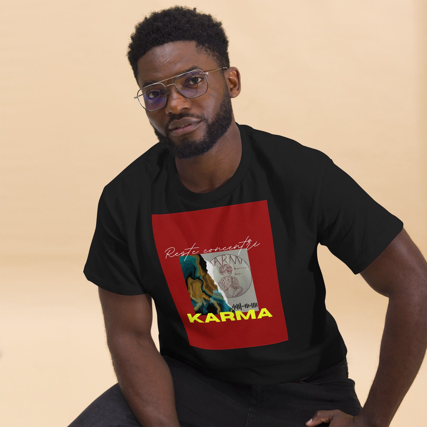 T-shirt karma positif unisex