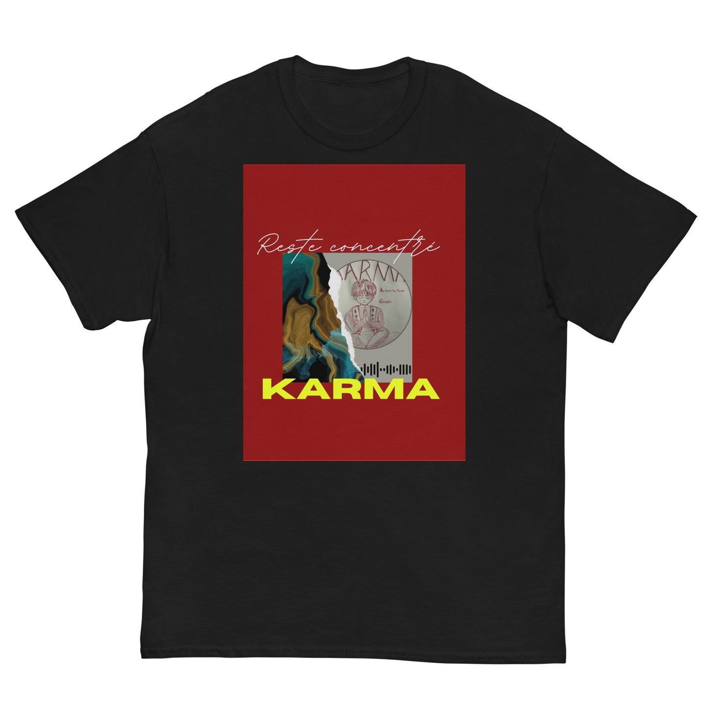 T-shirt karma positif unisex